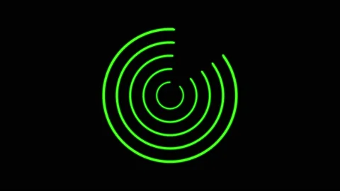 4k Futuristic Hud Target with Computer Data Screen.circle tech interfaces Video stock 158871827