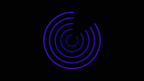 4k Futuristic Hud Target with Computer Data Screen.circle tech interfaces Video stock 158871831