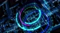 4K Futuristic technological abstract motion background, seamless loopable. 4k or 4k+ Resolution