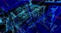 4K Futuristic technological abstract motion background, seamless loopable. 4k or 4k+ Resolution