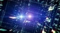 4K Futuristic technological interface background, seamless loopable. 4k or 4k+ Resolution
