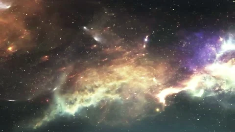 4K  Galaxy Nebula Motion Background Stock Footage 219671923