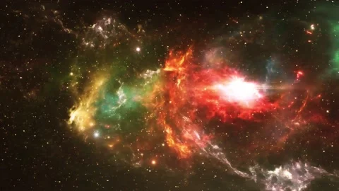 4K  Galaxy Nebula Motion Background Stock Footage 219672517