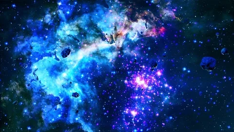 4K  Galaxy Nebula Motion Background Stock Footage 219674523