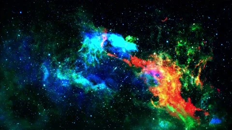 4K  Galaxy Nebula Motion Background Stock Footage 219677477