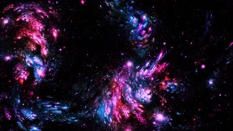 4K  Galaxy Nebula Motion Background Stock Footage 228718925