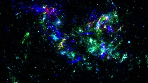 4K  Galaxy Nebula Motion Background Stock Footage 228719340
