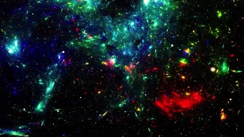 4K  Galaxy Nebula Motion Background Stock Footage 228719390