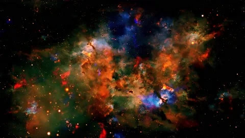 4K  Galaxy Nebula Motion Background Stock Footage 228721827