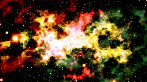 4K  Galaxy Nebula Motion Background Stock Footage 228727201