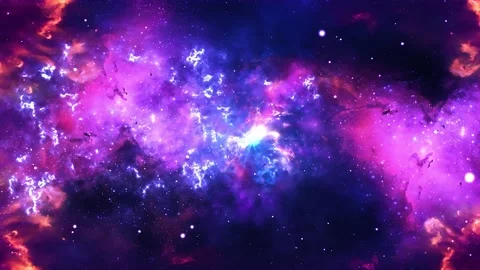 4K  Galaxy Nebula Motion Background Stock Footage 228728130