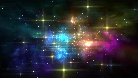 4K  Galaxy Nebula Motion Background Stock Footage 228729306
