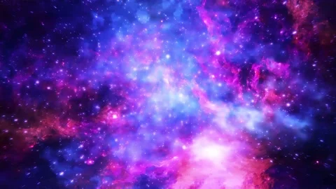 4K  Galaxy Nebula Motion Background Stock Footage 228733381