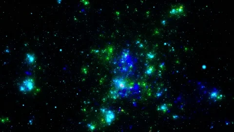 4K  Galaxy Nebula Motion Background Stock Footage 228734129
