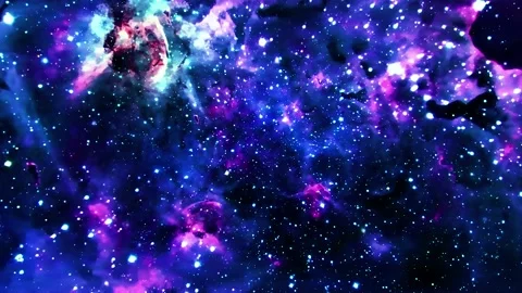 4K  Galaxy Nebula Motion Background Stock Footage 228784664
