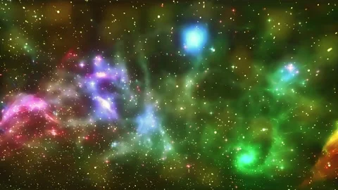 4K  Galaxy Nebula Motion Background Stock Footage 229488990