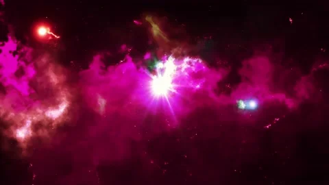 4K  Galaxy Nebula Motion Background Stock Footage 229490802
