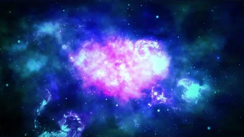 4K  Galaxy Nebula Motion Background Stock Footage 229492212