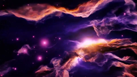 4K  Galaxy Nebula Motion Background Stock Footage 229495129