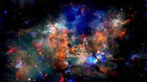 4K  Galaxy Nebula Motion Background Stock Footage 229512145
