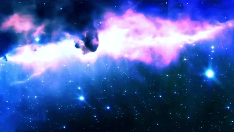 4K  Galaxy Nebula Motion Background Stock Footage 229514764
