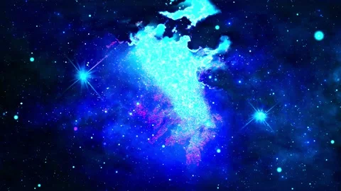 4K  Galaxy Nebula Motion Background Stock Footage 229537762