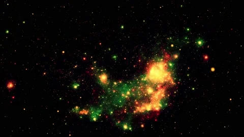 4K  Galaxy Nebula Motion Background Stock Footage 230039603
