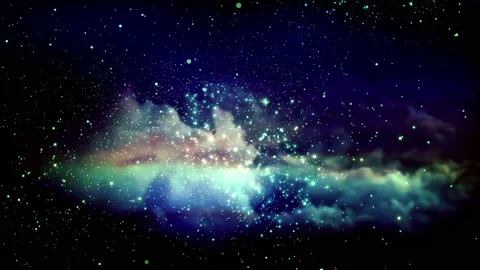 4K  Galaxy Nebula Motion Background Stock Footage 230040635
