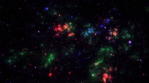 4K  Galaxy Nebula Motion Background Stock Footage 230051693