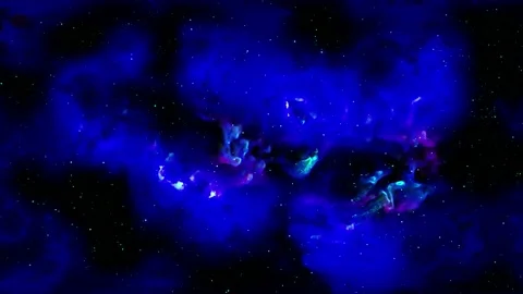 4K  Galaxy Nebula Motion Background Stock Footage 230079804