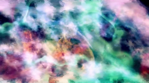 4K  Galaxy Nebula Motion Background Stock Footage 231055609