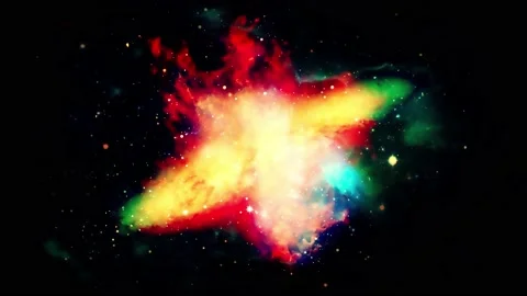 4K  Galaxy Nebula Motion Background Stock Footage 231069939