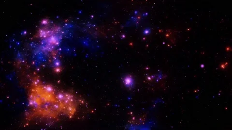 4K  Galaxy Nebula Motion Background Stock Footage 231076605