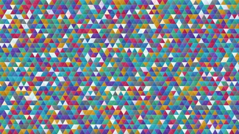 4K Galaxy Triangle Matrix Blinking Triangle Background and Expanding White Trian Vídeos de archivo 322100978