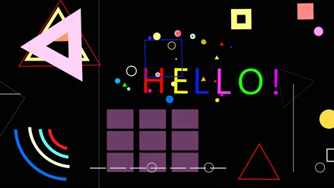 4K Geometric-alfa Vídeos de archivo 126718694