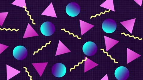 4k geometric seamless looped pattern. Animated dynamic pattern. Stock Footage 294568587