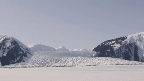 4K: Glacier Field Mid Spring/Global Warming/Climate Change Stock Footage 72915001