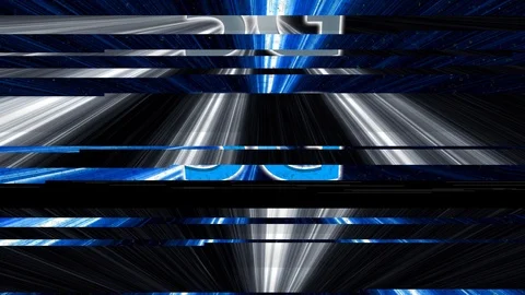 4K From the Glitch effect arises abbreviation 5G. Alpha channel Multiplied Stock Footage 107381164