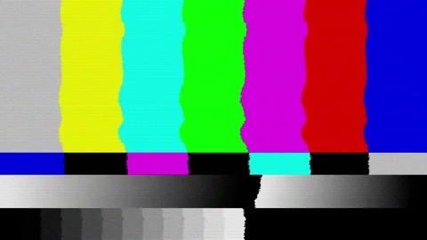 4K Glitch Static and No Signal Preview on TV Screen Background Video Stock Footage 340677800