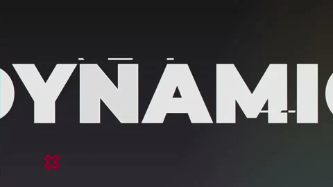 4K Glitch Typography Promo | Rhythmic Opener Stock After Effects