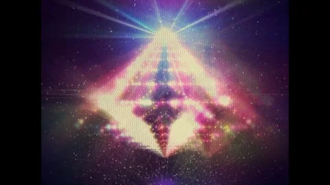 4k glitter lights with particles diamond rotating motion background Stock Footage 261253658