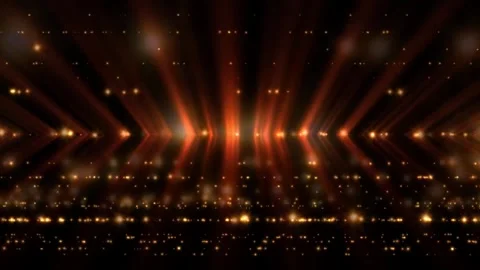 4K Glitter Orange Rays Dark Motion Background Stock-Footage 313856453