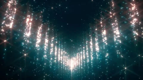 4k Glitter Particles Pathway Motion Background Stock Footage 328468095