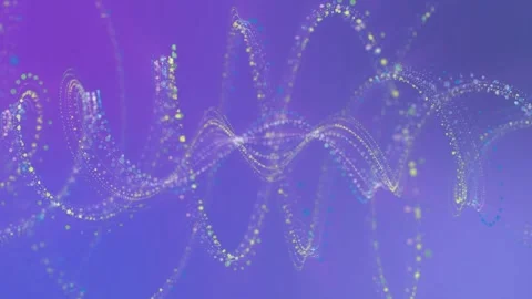 4k glitter particles slowly rolling Video stock 257463706