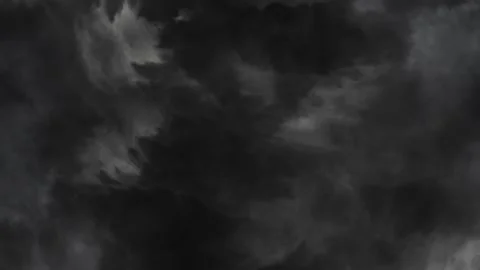 4k  global warming effect black thunderstorm dramatic Stock Footage 155320282