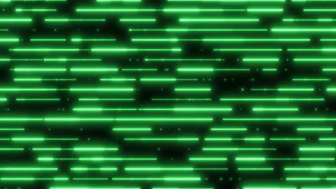 4k Glow Horizontal Strip Moving Abstract Background Seamless Loop - Green Stock Footage 143340854