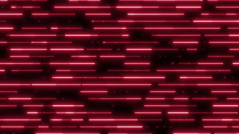4k Glow Horizontal Strip Moving Abstract Background Seamless Loop - Red Stock Footage 143340867