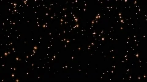 4k Glow Snowflakes Vidéo 145269373