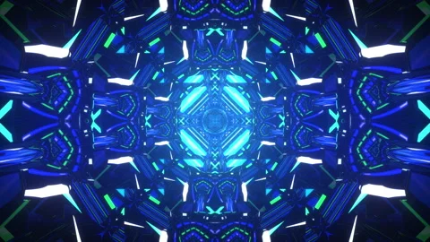 4k Glow Tunnel. Vj Loop Видео 155202937