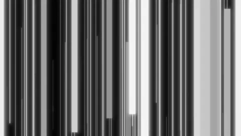 4k Glow Vertical Strip Moving Abstract Background Seamless Loop - Black&amp;White Stock Footage 143280737
